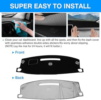 Autorder Dashboard Cover Mat for 2021-2024 Chevrolet Suburban/Tahoe/GMC Yukon - Image 5