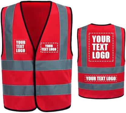 AYKRM 12 colour High visibility viz vest hi vis viz reflective work by AYKRM