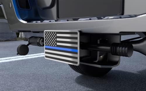 Heavy American Flag Metal Trailer Hitch Covers - Image 2
