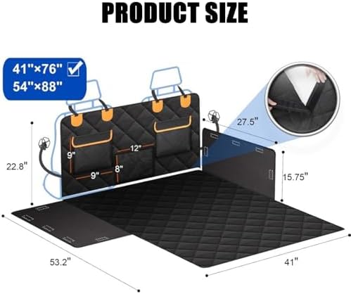 Cargo Liner for Dogs for Volkswagen Atlas/Atlas Cross Sport 2017-2025 2026 Pet - Image 5
