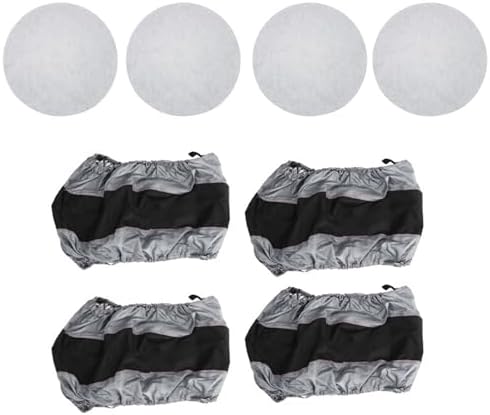 GXYWADY 4X Gray Universal Fit Tire Totes, Seasonal Spare Tire Cover, Portable - Image 5