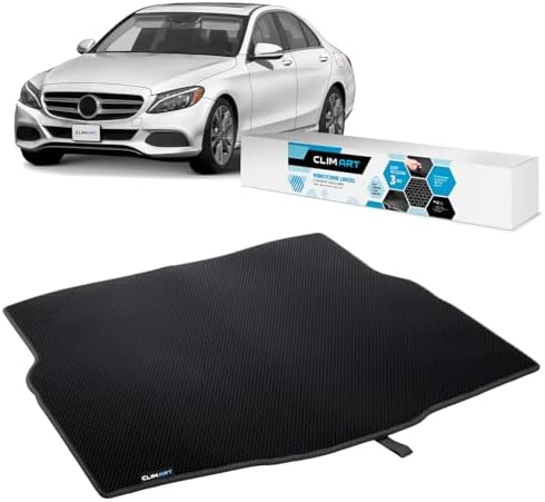 CLIM ART Cargo Liner for Mercedes C-Class 2015-2021 Sedan Custom Fit Trunk Mat by CLIMART