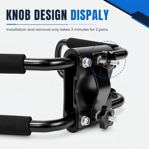 Forluck Kayak Roof Rack J-Bar Carrier, Universal Roof Mount Rack - Image 5