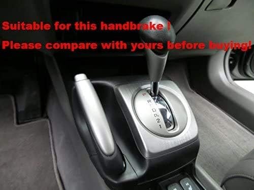Loncky Black Genuine Leather Handbrake Cover - Image 5
