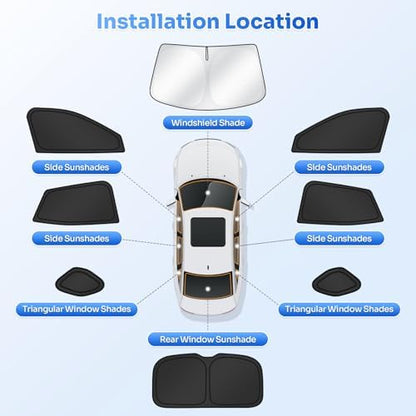 Canvcle Sunshades for 2024 2025 2026 Chevrolet/Chevy Trax Accessories - Image 5
