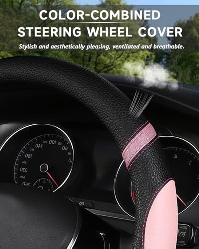 Cxtiy D-Shaped Flat Bottom Steering Wheel Cover - Image 4