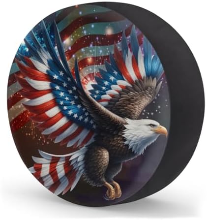 Eagle Spare Tire Cover 14in Spare Wheel Covers Tire Storage Cover - Image 2