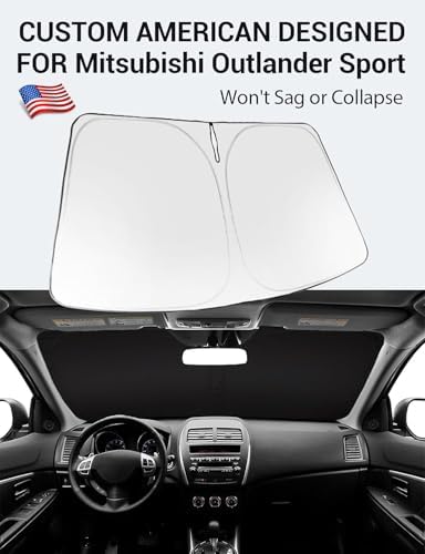 Proadsy Custom Fit 2011-2024 Mitsubishi Outlander Sport Windshield Sunshade - Image 2