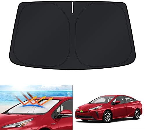 KUST Windshield Sun Shade for 2016-2020 2021 2022 Toyota Prius Hatchback Custom by KUST