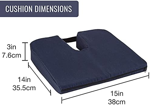 DMI Gradual Slope Seat Cushion for Coccyx, Sciatica and Tailbone Pain Used - Image 2