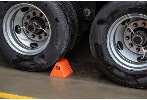 Buyers Products WC6810LP Heavy Duty Orange Rubber Wheel Chock - Image 6
