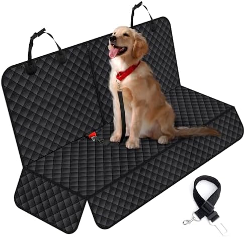 Dog Car Seat Cover for Back Seat, Waterproof Back Seat Cover for Dogs, by Unknown