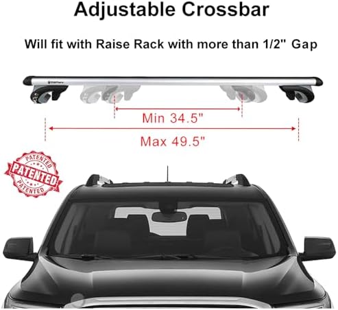 Stay There Car Roof Rack Cross Bars 56”Aero Thick Aluminum Universal Crossbars - Image 2