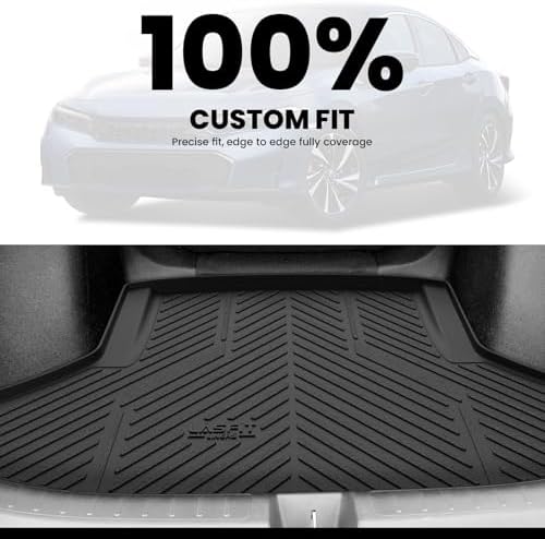 LASFIT All Weather Cargo Mats for Honda Civic 2022-2026 - Image 2