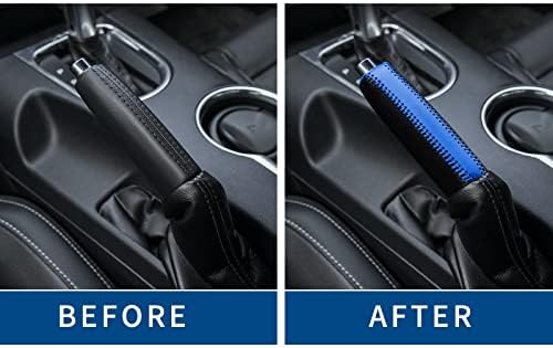 Black Blue Handbrake Cover Compatible - Image 6