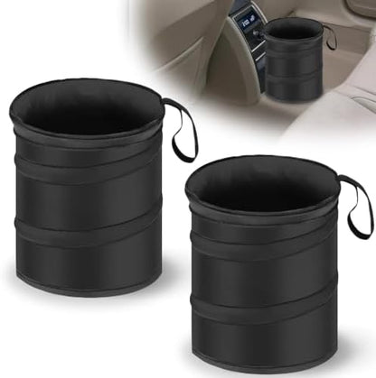 2 PCS Car Collapsible Trash Can, Collapsible Pop-up Car Garbages Can by ecocstm