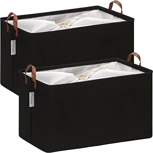 Hinwo 70L Extra Large Canvas Storage Bin by Hinwo