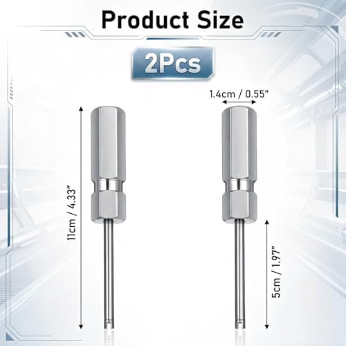 2 PCS Magnetic Valve Core Removal Tool, Heavy Duty Stainless Steel Tire Valve - Image 3
