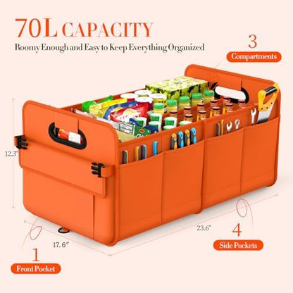 titiyiof Trunk Organizer For Suv & Sedan, Car Organizers and Storage, - Image 3
