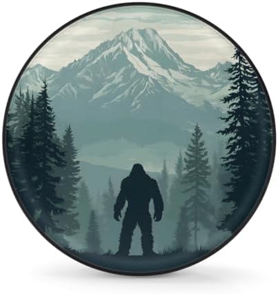 Bigfoot Spare Tire Cover 14in Spare Wheel Covers Tire Storage Cover by YoYoYuchong