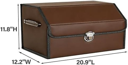 Car Trunk Organizer Leather Storage Box - Image 2