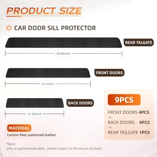Car Door Sill Protector Compatible - Image 2