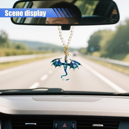 Bling Dragon Car Rear View Mirror Charm - Image 5