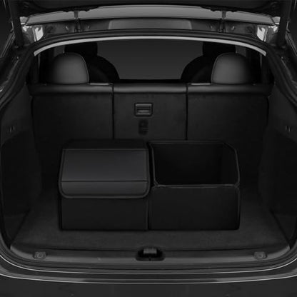 car organizers and storage for SUV, trunk organizer for sedan, leather foldable - Image 3