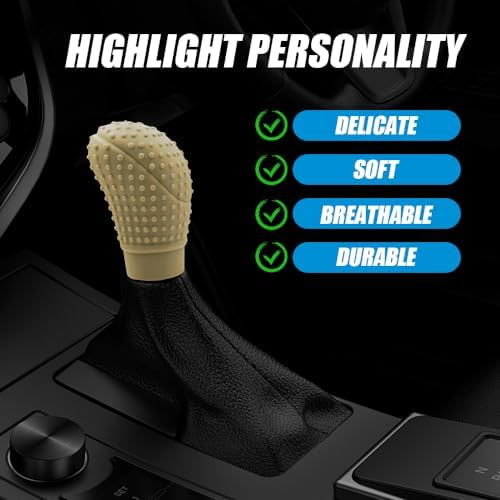 Car Gear Shift Knob Cover, Gear Shift Knob Cover Car Protect Accessories - Image 6