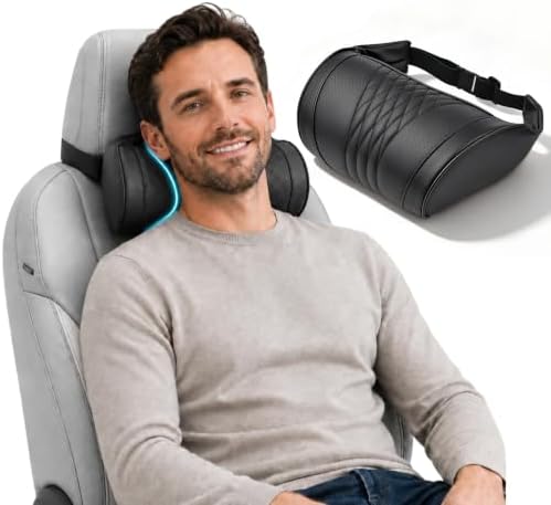 Universal Memory Foam Car Headrest Neck Pillow, Ergonomic Memory Foam Car by VUCHEET