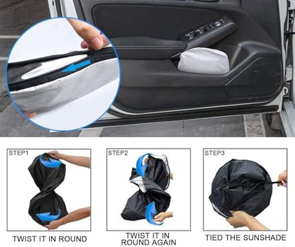 Foldable Front Windshield Sunshade fit - Image 4