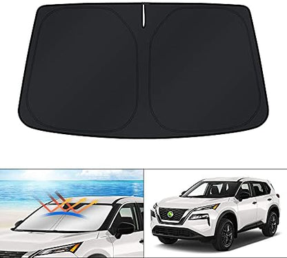 KUST Windshield Sun Shade for 2021-2025 2026 Nissan Rogue 3rd Gen. Accessories by KUST
