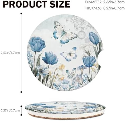 Butterfly Car Coasters Set of 2 - Image 3