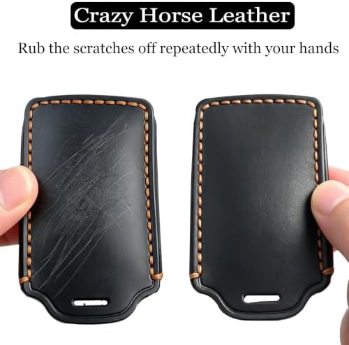 for Chevrolet Leather Key Fob Cover, Leather Protective Key Case, Compatible - Image 6