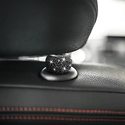 BELOMI 4 Pack Car Headrest Collars, Bling Car Head Rest Collars Rings Decor - Image 3