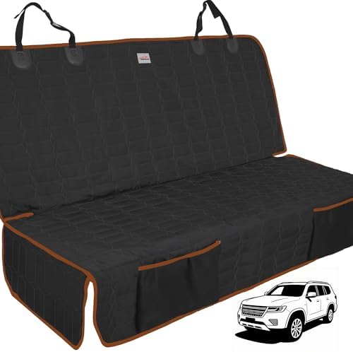 Reliadura Dog Seat Cover for Back Seat Waterproof Bench Seat Covers for SUV by Reliadura