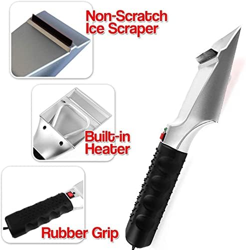 Car Ice Scraper TORCARVH Automobiles Cigarette Lighter Snow Removal Shovel - Image 5