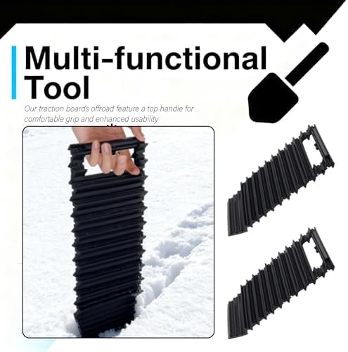 2PCS Upgraded Car Tire Traction Mats, Winter Essentials Cars Recovery Tracks - Image 4