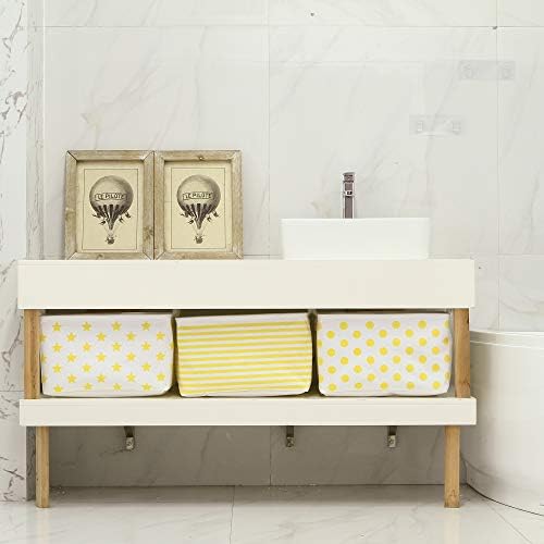 Sea Team Rectangle Open-Top Canvas Storage Basket - Image 3