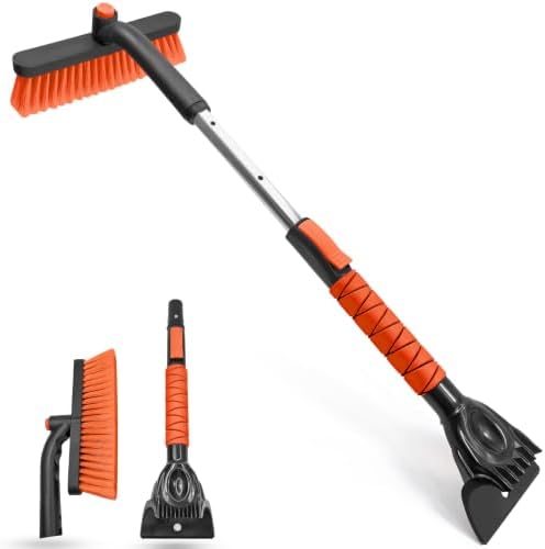 SEAAES 33 Inch Snow Brush and Ice Scraper by SEAAES
