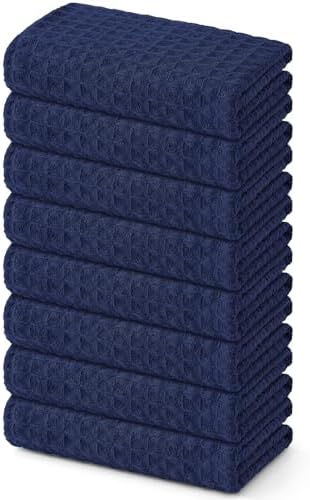 Homaxy Microfiber Waffle Weave Kitchen Towels, 8 Pack by Homaxy