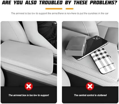Zpana 4 in 1 Car Center Console Armrest Pillow, Memory Foam - Image 7