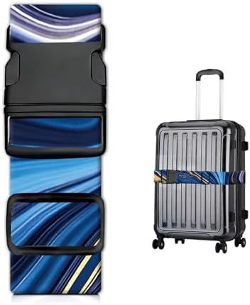 Luggage Straps for Suitcases, Heavy Duty Travel Belt by JYCardPKT