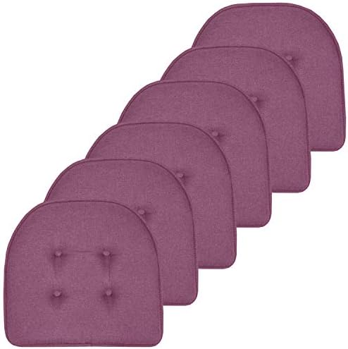 Sweet Home Collection Chair Cushion Memory Foam Pads Tufted Slip Non Skid by SweetHomeCollection