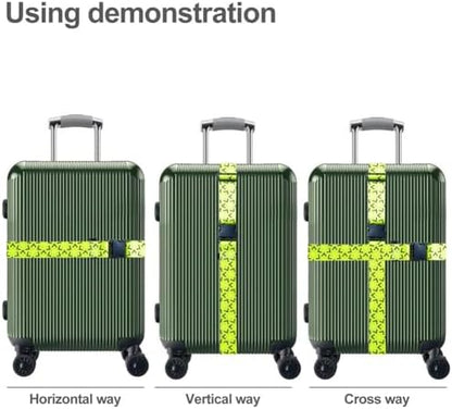 Luggage Straps for Suitcases TSA Approved Easy Pack Organized Suitcase Strap - Image 6