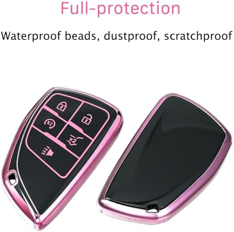 for Chevrolet Key Fob Cover, TPU Protective Key Case - Image 4