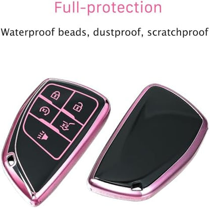 for Chevrolet Key Fob Cover, TPU Protective Key Case - Image 4
