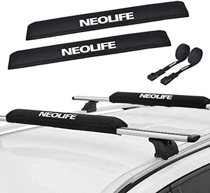 Soft Roof Rack Pads for Surfboard, SUP Paddleboard and Snowboard by WONITAGO
