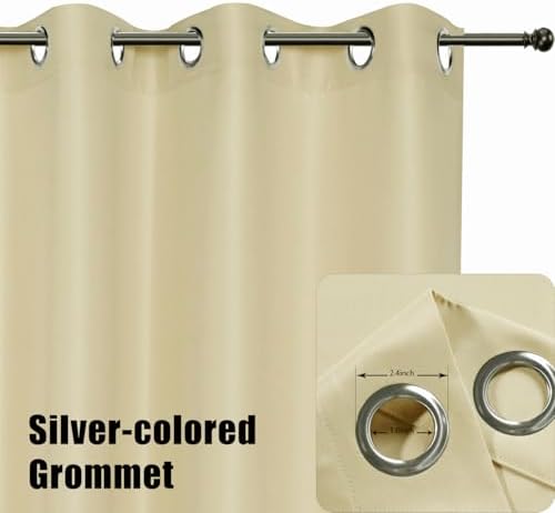 BONZER Outdoor Curtains for Patio Waterproof Thick Privacy Extra Wide - Image 3