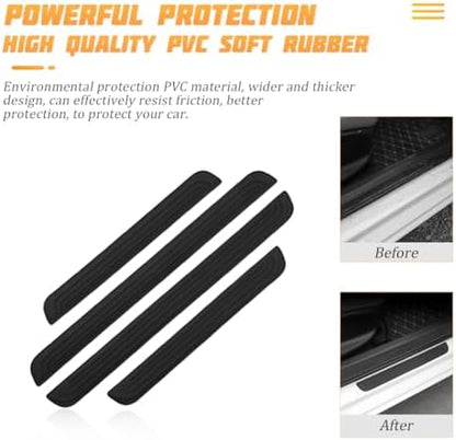 AICEL Car Door Sill Plate Protectors, Universal Car Door Entry Decoration - Image 3